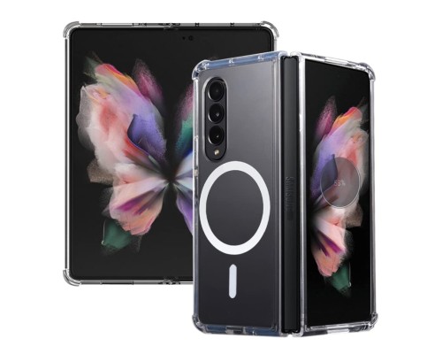 Чохол TPU Clear Case with MagSafe для Samsung Fold 6 (F956)