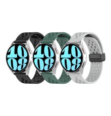 Ремінець Универс 20mm Silicone With Magnetic для Samsung/Amazfit/Huawei