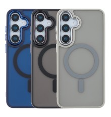 Чохол TPU+PC Space Magnetic Color with Magsafe для Samsung Galaxy S25 5G (S931)
