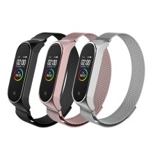 Ремінець для Xiaomi Mi Band 3/4/5/6 Milanese Loop