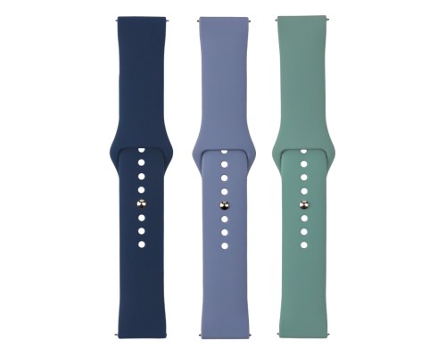 Ремінець Универс 22mm Silicone Original Button Design для Samsung/Amazfit/Huawei