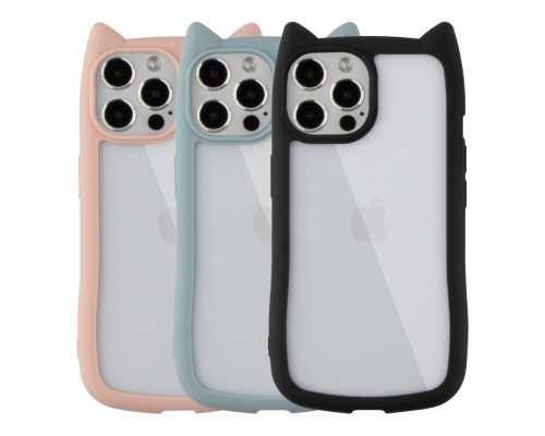 Чохол TPU+PC Cat Ears Case для iPhone 12 Pro Max