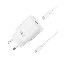 Мережевий Зарядний Пристрій XO L126 1USB-C PD/QC 20W+Type-C to Lightning