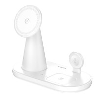 Бездротовий Зарядний Пристрій LDNIO WL01 5in1 25.5W For iWatch