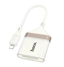 Перехідник Hoco UA40 2-in-1 Card Reader Lightning