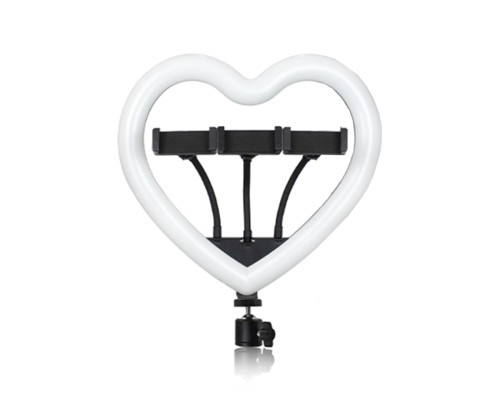 Лампа RGB JM33-13 33cm (Heart Style) з трьома тримачами