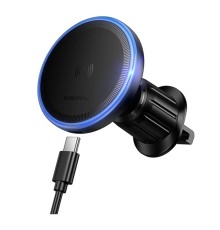 Автотримач Borofone BH224 Magnetic Ring Wireless 15W