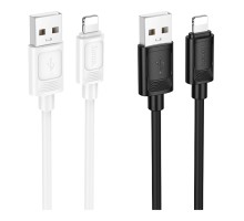 Кабель USB Hoco X122 Silicone Lightning 2.4A М'ята упаковка
