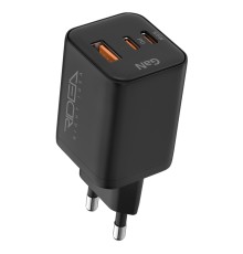 Мережевий Зарядний Пристрій Ridea RW-GaN65PM2CA Prime Max 2Type-C+1USB PD&QC 65W