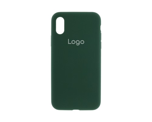 Чохол Silicone Case Full Size (AA) для iPhone X/Xs М'ята упаковка