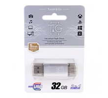 USB Flash Drive 3.0 T&G 32gb USB/Type C 009