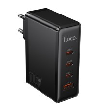 Мережевий Зарядний Пристрій Hoco N85 3USB-C/1USB PD100W GAN