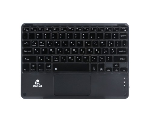 Клавіатура  бездротова JEQANG JB-380 bluetooth charging and lighting touch keyboard