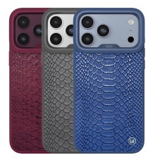 Чохол Kajsa Glamorous Collection Snake Pattern with MagSafe для iPhone 18 Pro Max