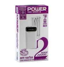 Універсальна Мобільна Батарея Power Bank Remax RPP-102 Lesu Series 20000 mAh