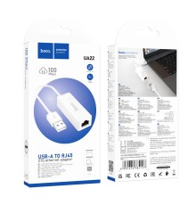 Перехідник Hoco UA22 USB to Ethernet adapter (100 Mbps)