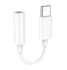 Перехідник Hoco LS35 Type-C to AUX 3.5mm (female) 8cm