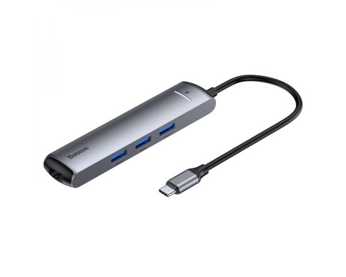 Хаб Baseus PD to 3USB / HDMI 4K / LAN CAHUB-J Хаб Baseus PD to 3USB / HDMI 4K / LAN CAHUB-J
