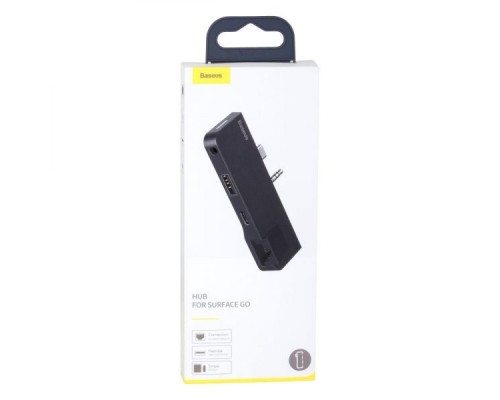 Хаб Baseus USB 3.0 / Type-C / RJ45 / AUX CAHUB-FG For Surface Go М'ята упаковка 
