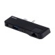 Хаб Baseus USB 3.0 / Type-C / RJ45 / AUX CAHUB-FG For Surface Go М'ята упаковка 
