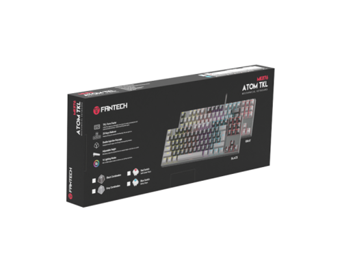 Клавіатура Ігрова Fantech ATOM MK876 Blue Switch 