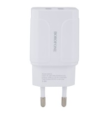 Мережевий Зарядний Пристрій Borofone BA37A 2USB 2.4A 12W