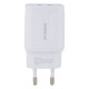 Мережевий Зарядний Пристрій Borofone BA37A 2USB 2.4A 12W 