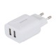Мережевий Зарядний Пристрій Borofone BA37A 2USB 2.4A 12W 