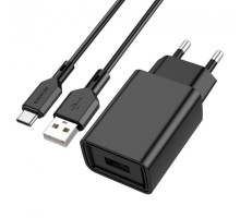 Мережевий Зарядний Пристрій Borofone BA68A Type-C 1USB 2.1A 