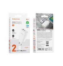 Мережевий Зарядний Пристрій Borofone BN10 Sunlight PD65W Type-C to Type-C