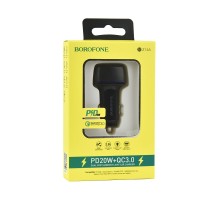 Автомобільний Зарядний Пристрій Borofone BZ14A PD20W+QC3.0 3A 