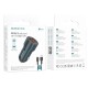 Автомобільний Зарядний Пристрій Borofone BZ19 Wisdom Lightning 2.4A 