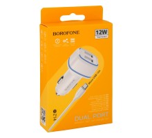Автомобільний Зарядний Пристрій Borofone BZ14 Micro 2USB 2.4A 