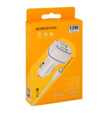 Автомобільний Зарядний Пристрій Borofone BZ14 Micro 2USB 2.4A