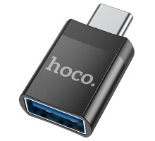 Перехідник Hoco UA17 Type-C male to USB female USB3.0 