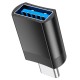 Перехідник Hoco UA17 Type-C male to USB female USB3.0 