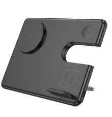 Бездротовий Зарядний Пристрій Hoco CQ1 3-in-1 15W (for iWatch)