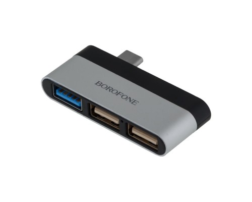 Перехідник Borofone DH1 Type-C to USB 3.0 / 2USB Перехідник Borofone DH1 Type-C to USB 3.0 / 2USB