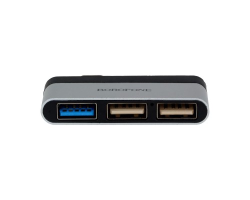 Перехідник Borofone DH1 Type-C to USB 3.0 / 2USB Перехідник Borofone DH1 Type-C to USB 3.0 / 2USB