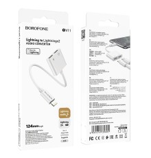 Перехідник Borofone BV11 Dual iP digital audio converter