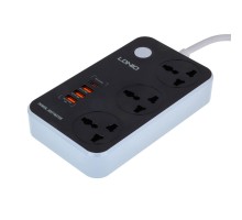 Мережевий Подовжувач LDNIO SC3412 3 ports / PD / 3USB QC 3.0 