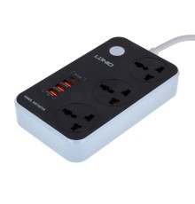 Мережевий Подовжувач LDNIO SC3412 3 ports / PD / 3USB QC 3.0