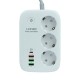 Мережевий Подовжувач LDNIO SEW3452 3 ports / PD / 3USB/ 1 QC 3.0 / 1 Type-C / WiFi