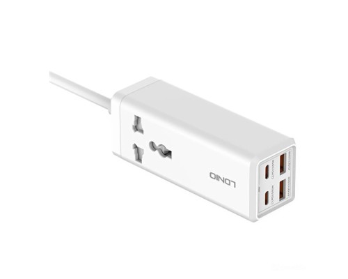 Мережевий Зарядний Пристрій LDNIO SC1418 Power Strip PD/QC 65W Мережевий Зарядний Пристрій LDNIO SC1418 Power Strip PD/QC 65W