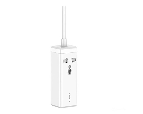 Мережевий Зарядний Пристрій LDNIO SC1418 Power Strip PD/QC 65W Мережевий Зарядний Пристрій LDNIO SC1418 Power Strip PD/QC 65W
