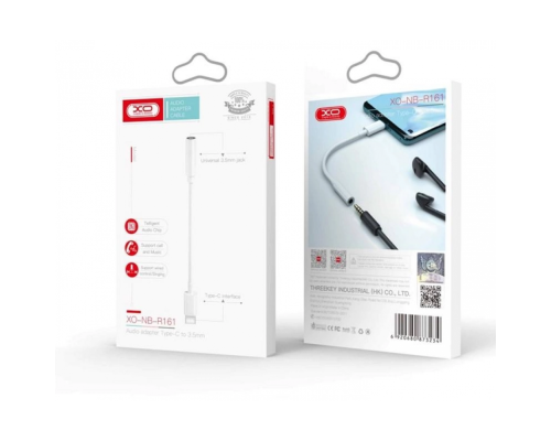 Перехідник XO NB-R161  audio adapter Type-c to  3.5mm 