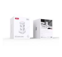 Мережевий Подовжувач XO WL21 Tower Shaped 8AC socket+3USB-A+1USB-C 2m 