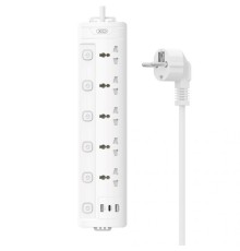 Мережевий Подовжувач XO WL19 5AC+USB-A+1USB-C 2m М'ята упаковка