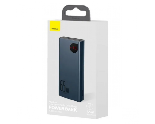 Універсальна Мобільна Батарея Power Bank Baseus Adaman Metal 65W 20000 mAh Cable USB to Type-C 3A 0.3 (PPIMDA-D) Універсальна Мобільна Батарея Power Bank Baseus Adaman Metal 65W 20000 mAh Cable USB to Type-C 3A 0.3 (PPIMDA-D)