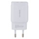 Мережевий Зарядний Пристрій Borofone BA37A Lightning 2USB 2.4A